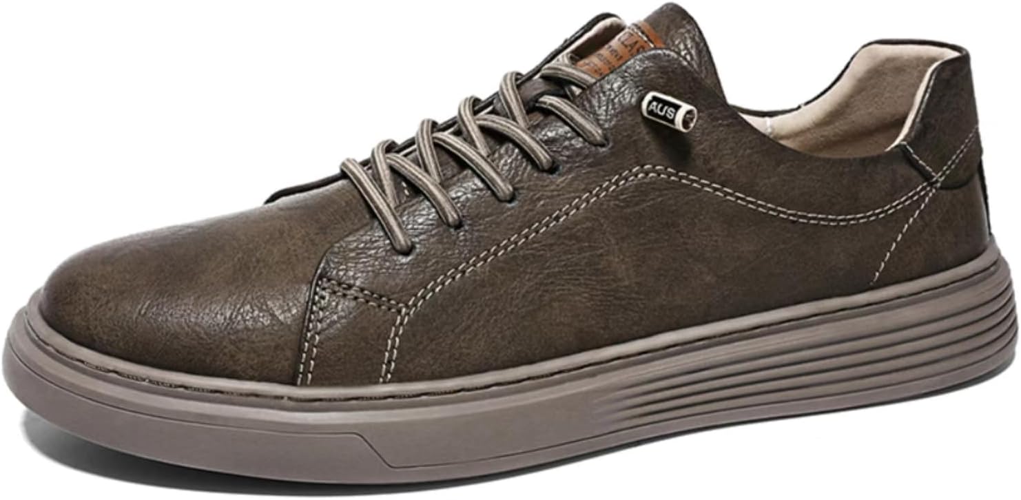 Мужские повседневные кожаные слипоны с эластичной лентой, классические ретро дышащие туфли на плоской подошве, оксфорды для ходьбы Fotn, коричневый
Мужские повседневные кожаные слипоны с эластичной лентой, классические ретро дышащие туфли на плоской подошве, оксфорды для ходьбы Fotn, коричневый