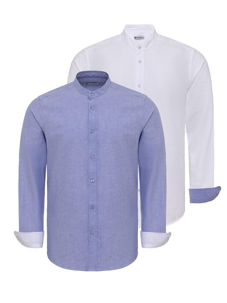 Повседневная рубашка Dandalo Regular fit Button Up Shirt, цвет blue/white
Повседневная рубашка Dandalo Regular fit Button Up Shirt, цвет blue/white