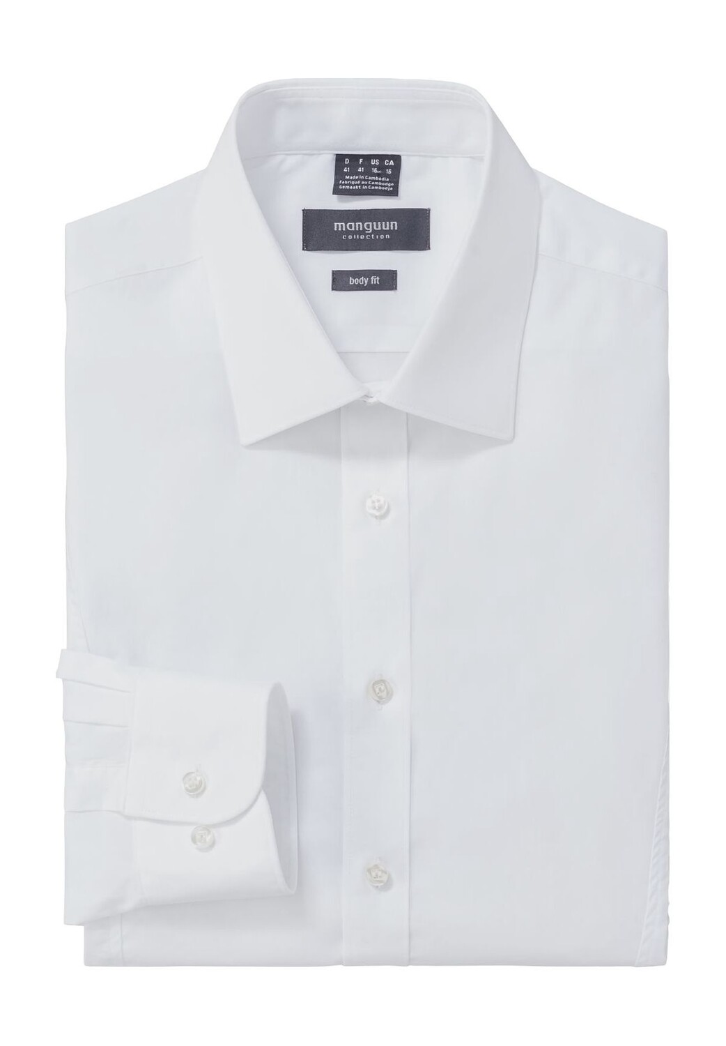Рубашка деловая, облегающая, мужская Manguun Collection, белый
Рубашка деловая, облегающая, мужская Manguun Collection, белый