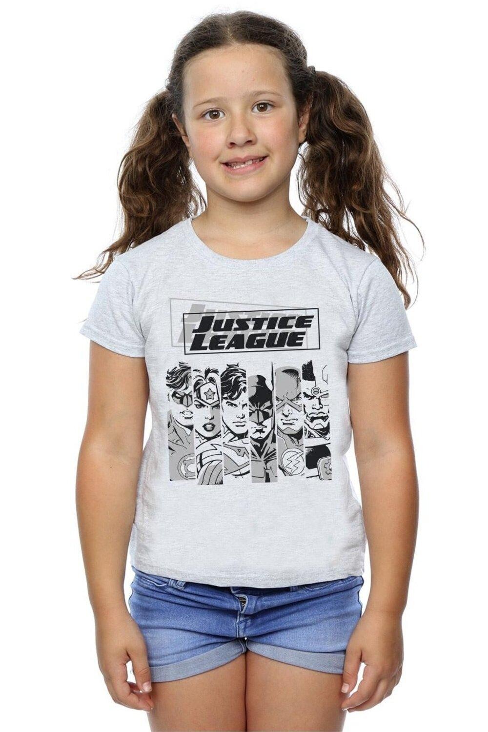 Хлопковая футболка в полоску «Лига справедливости» DC Comics, серый
Хлопковая футболка в полоску «Лига справедливости» DC Comics, серый
