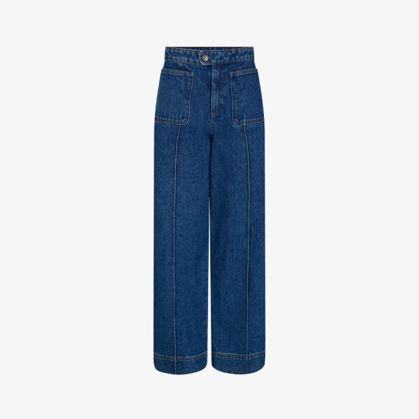 Джинсы Harry с высокой талией и широкими штанинами Soeur, синий
Джинсы Harry с высокой талией и широкими штанинами Soeur, синий