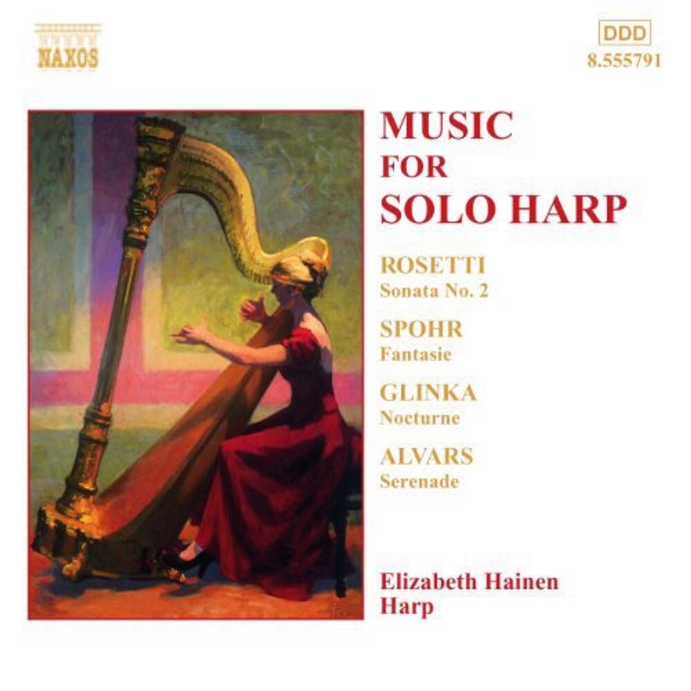 Диск CD Music For Solo Harp - Elizabeth Hainen
Диск CD Music For Solo Harp - Elizabeth Hainen