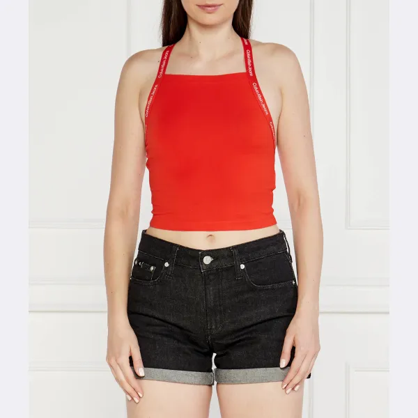 Облегающий топ Calvin Klein, красный
Облегающий топ Calvin Klein, красный