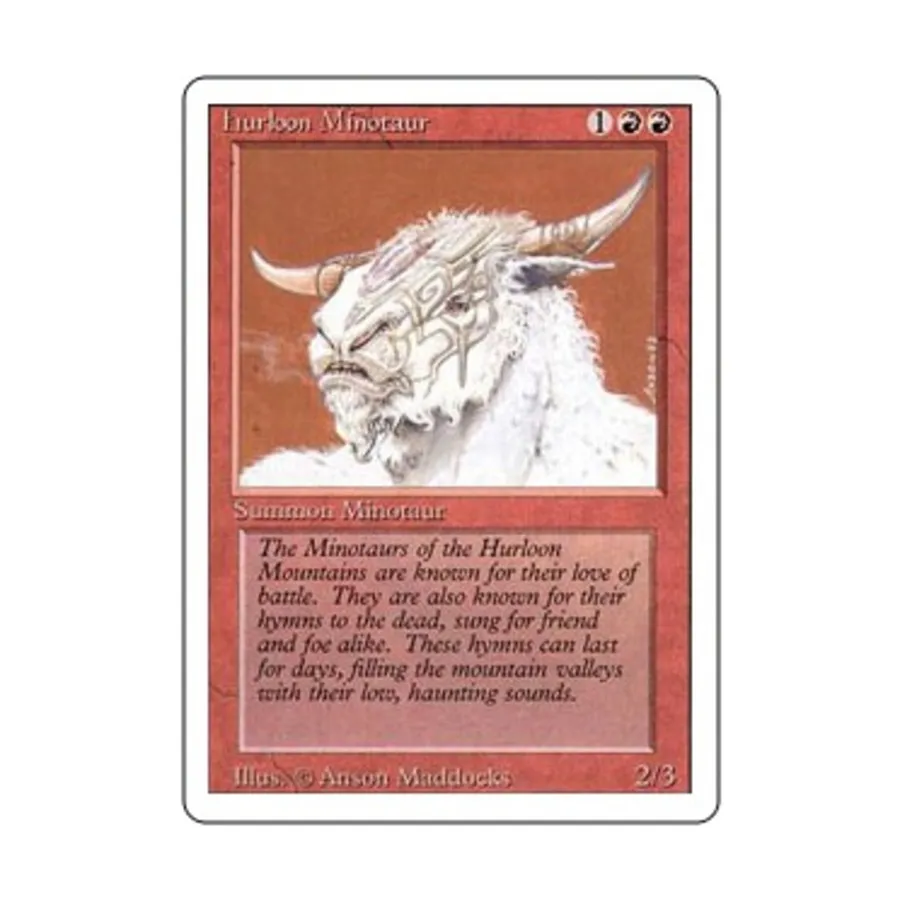 CCG Хурлун Минотавр (клавиша C), MTG - 3rd Edition (Revised)
CCG Хурлун Минотавр (клавиша C), MTG - 3rd Edition (Revised)