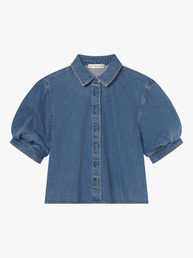 Джинсовая рубашка с расклешёнными рукавами из TENCEL Lyocell FRAME
Джинсовая рубашка с расклешёнными рукавами из TENCEL Lyocell FRAME