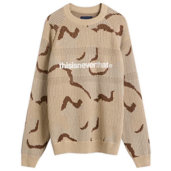 Вязаный джемпер с Т-образным логотипом Thisisneverthat, Camo
Вязаный джемпер с Т-образным логотипом Thisisneverthat, Camo