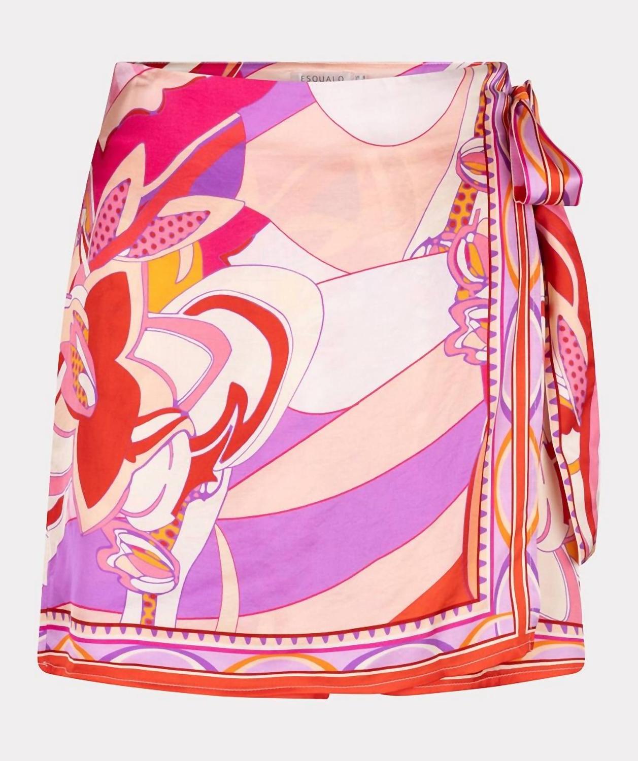 Диско-принт юбка-шорты в розовом ESQUALO
Диско-принт юбка-шорты в розовом ESQUALO