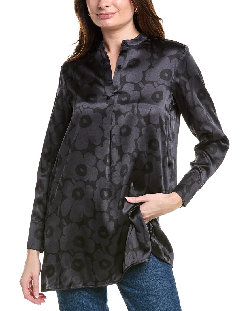 Блузка Marimekko Tiina из смесового шелка, черный
Блузка Marimekko Tiina из смесового шелка, черный