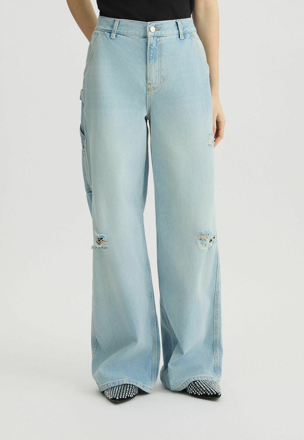 Расклешенные джинсы LIU JO, синий
Расклешенные джинсы LIU JO, синий