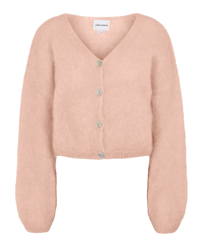 Укороченный кардиган из мохера Americandreams, оранжевый
Укороченный кардиган из мохера Americandreams, оранжевый