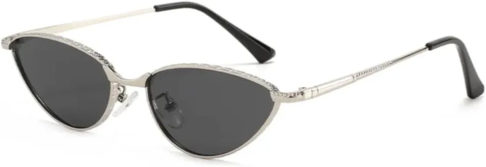 Ретро-солнцезащитные очки «кошачий глаз» для женщин, модные серебристо-голубые градиентные очки, защита от УФ-излучения UV400 для мужчин UUPTTPL, Silver Black
Ретро-солнцезащитные очки «кошачий глаз» для женщин, модные серебристо-голубые градиентные очки, защита от УФ-излучения UV400 для мужчин UUPTTPL, Silver Black