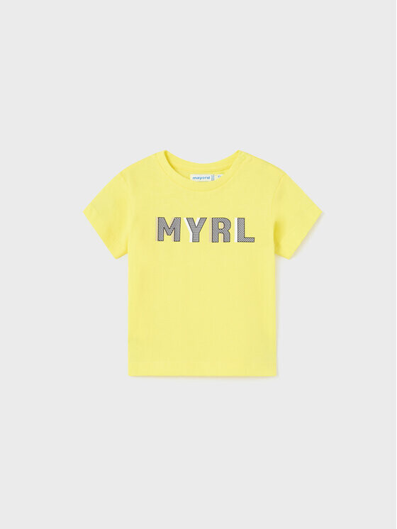 Футболка стандартного кроя Mayoral, желтый 
Футболка стандартного кроя Mayoral, желтый