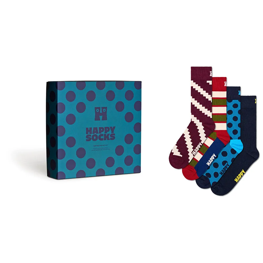 Носки Happy New vintage gift set crew 4 pairs, мультиколор
Носки Happy New vintage gift set crew 4 pairs, мультиколор