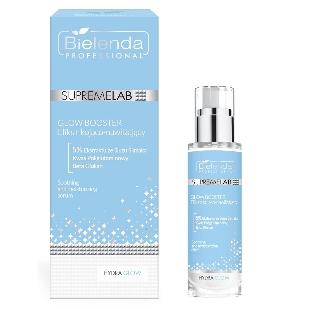 Supremelab, IS Supremelab HYDRA GLOW, GLOW BOOSTER успокаивающий и увлажняющий эликсир, 30мл Bielenda Professional
Supremelab, IS Supremelab HYDRA GLOW, GLOW BOOSTER успокаивающий и увлажняющий эликсир, 30мл Bielenda Professional