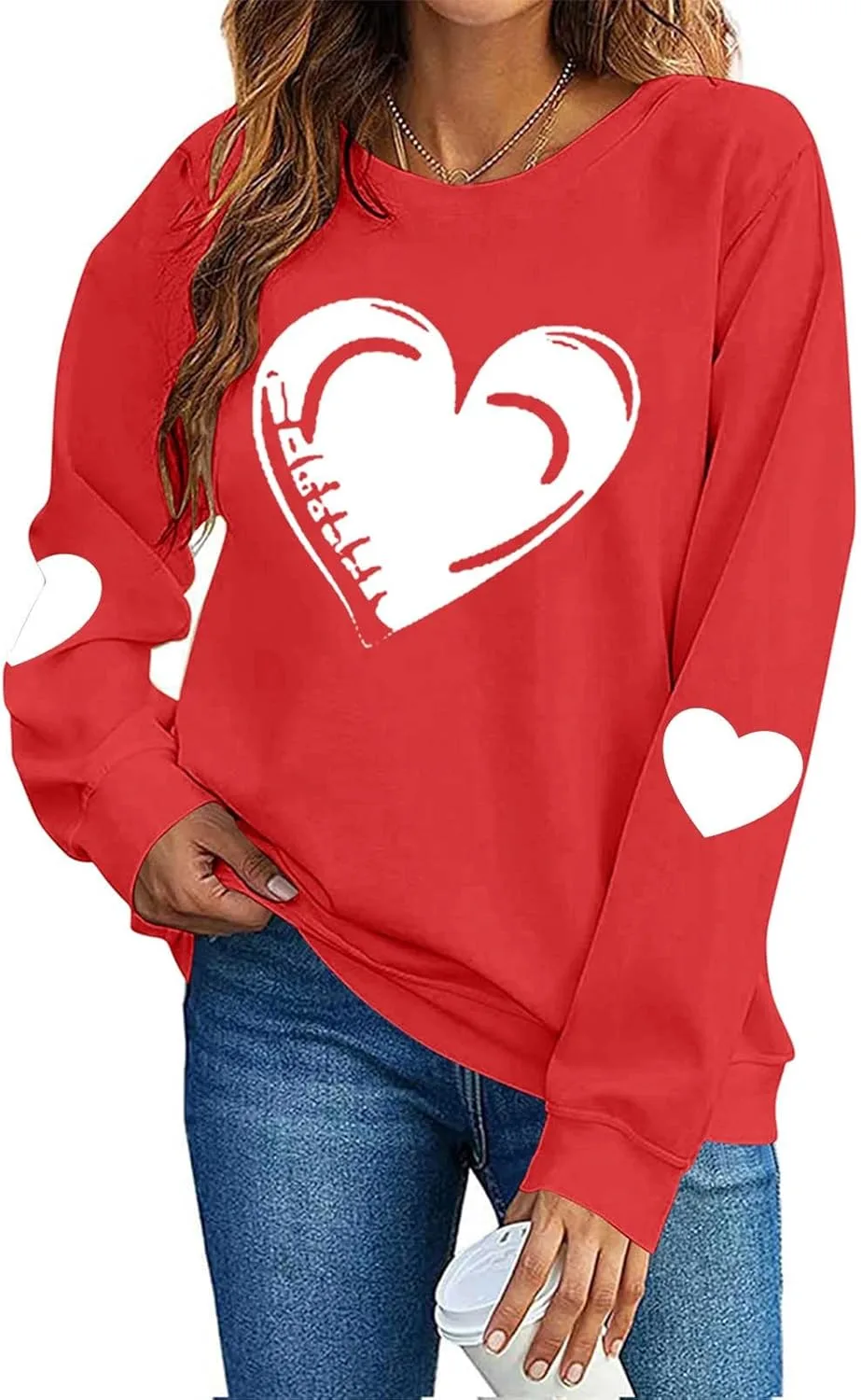 Женская футболка Valentine's с принтом в виде сердца, длинный рукав
Женская футболка Valentine's с принтом в виде сердца, длинный рукав