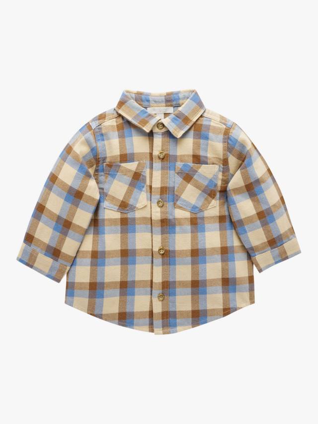 Детская хлопковая рубашка с длинными рукавами Purebaby, Farm Check
Детская хлопковая рубашка с длинными рукавами Purebaby, Farm Check