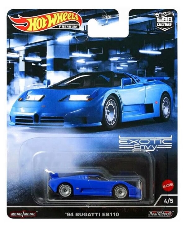 HOT WHEELS PREMIUM CAR CULTURE '94 Bugatti EB110 HCJ89
HOT WHEELS PREMIUM CAR CULTURE '94 Bugatti EB110 HCJ89