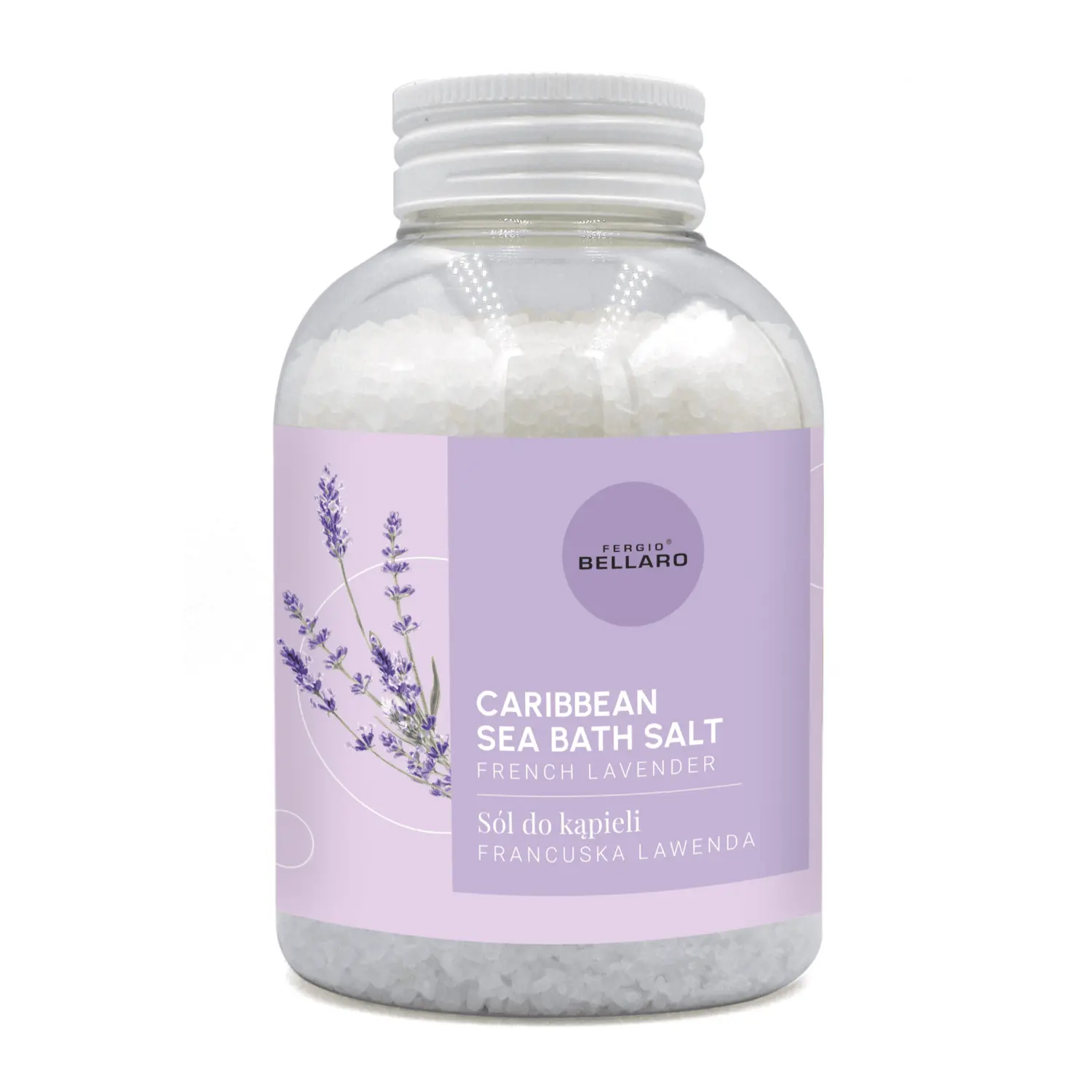 Соль для ванн Fergio Bellaro Francuska Lawanda, 600 гр
Соль для ванн Fergio Bellaro Francuska Lawanda, 600 гр