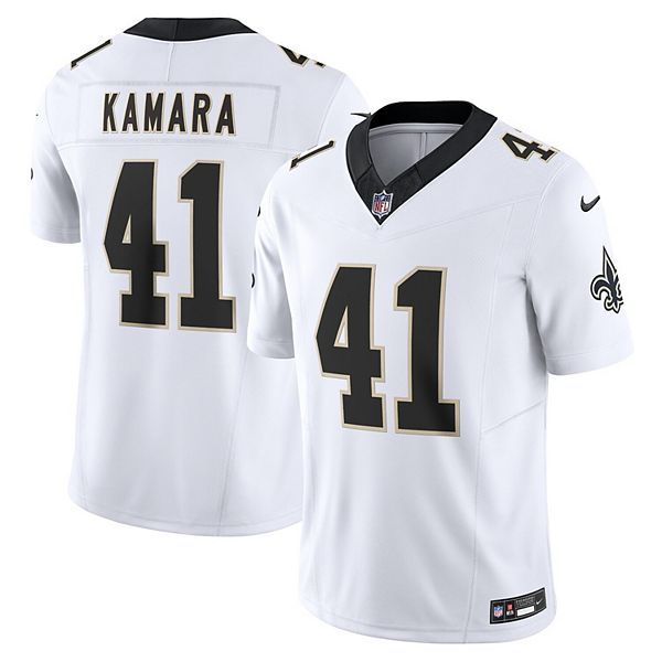 Мужская футболка Alvin Kamara New Orleans Saints Vapor FUSE Limited белая Nike
Мужская футболка Alvin Kamara New Orleans Saints Vapor FUSE Limited белая Nike