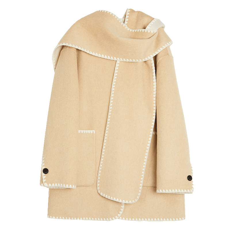 ELLE Двустороннее шерстяное пальто Women's Light Gray
ELLE Двустороннее шерстяное пальто Women's Light Gray