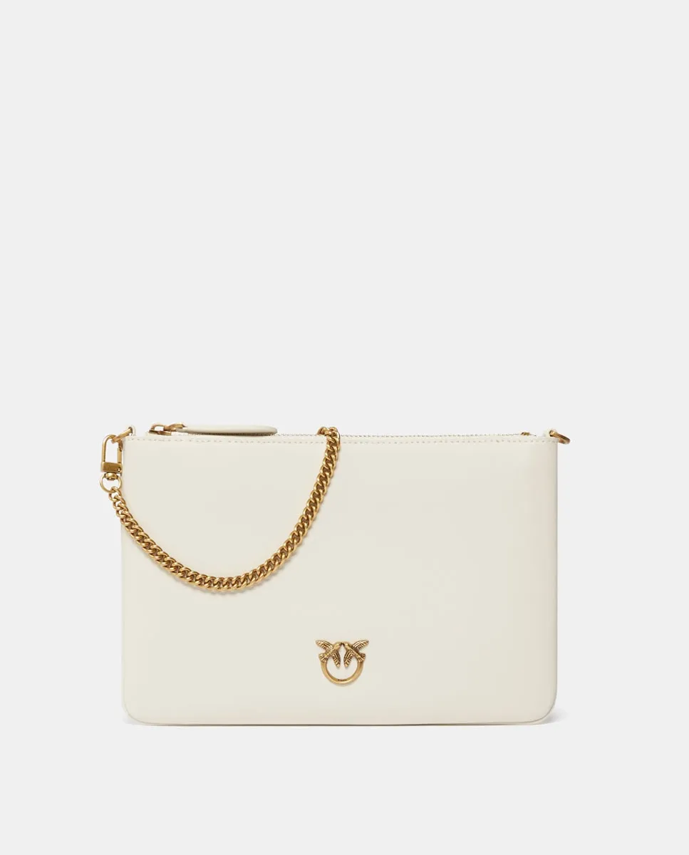 Сумка-кошелек Pinko со съемной цепочкой, белый
Сумка-кошелек Pinko со съемной цепочкой, белый