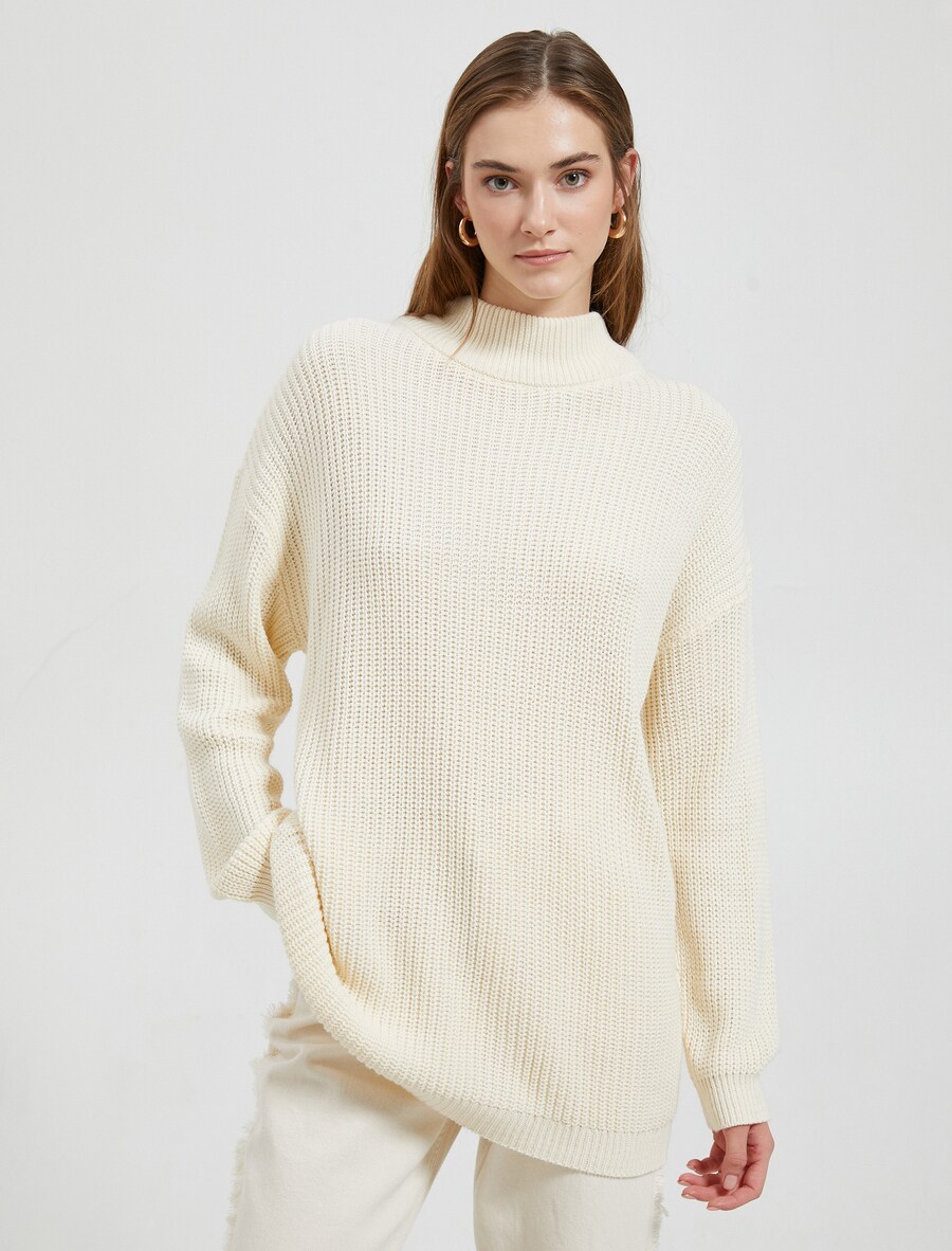 Большой свитер Koton, экрю
Большой свитер Koton, экрю