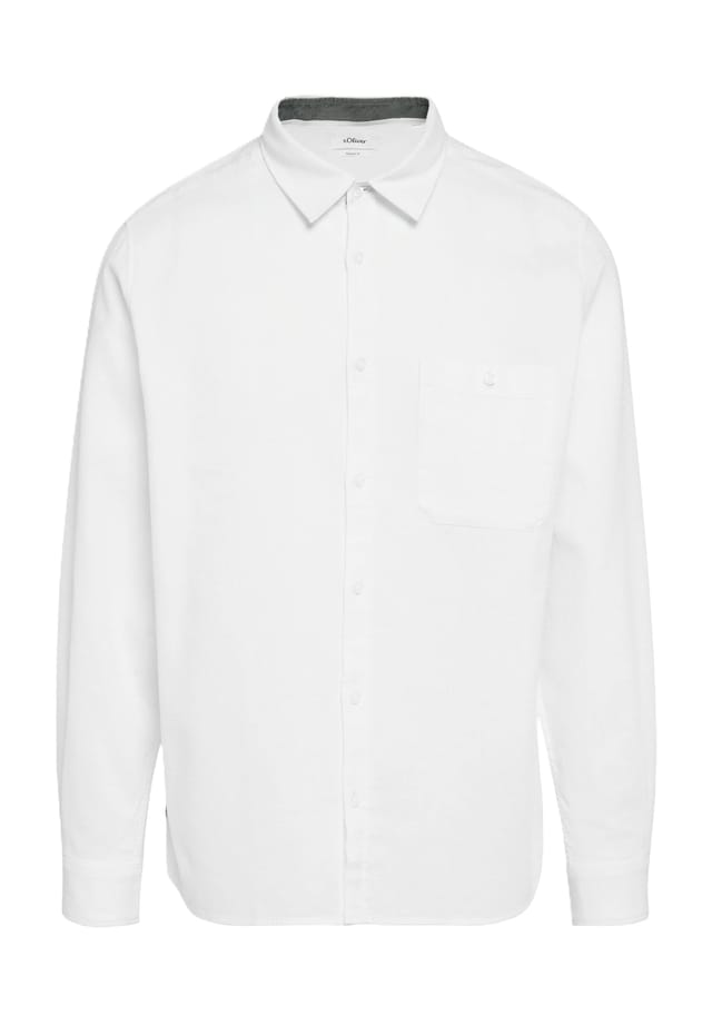 Повседневная рубашка из хлопка стандартного кроя S.Oliver, белый
Повседневная рубашка из хлопка стандартного кроя S.Oliver, белый