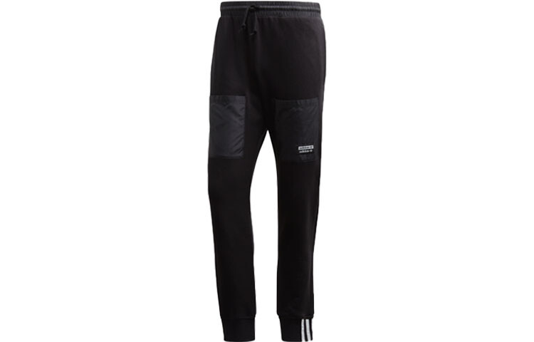 Adidas Originals Мужские трикотажные спортивные штаны, цвет Black 
Adidas Originals Мужские трикотажные спортивные штаны, цвет Black