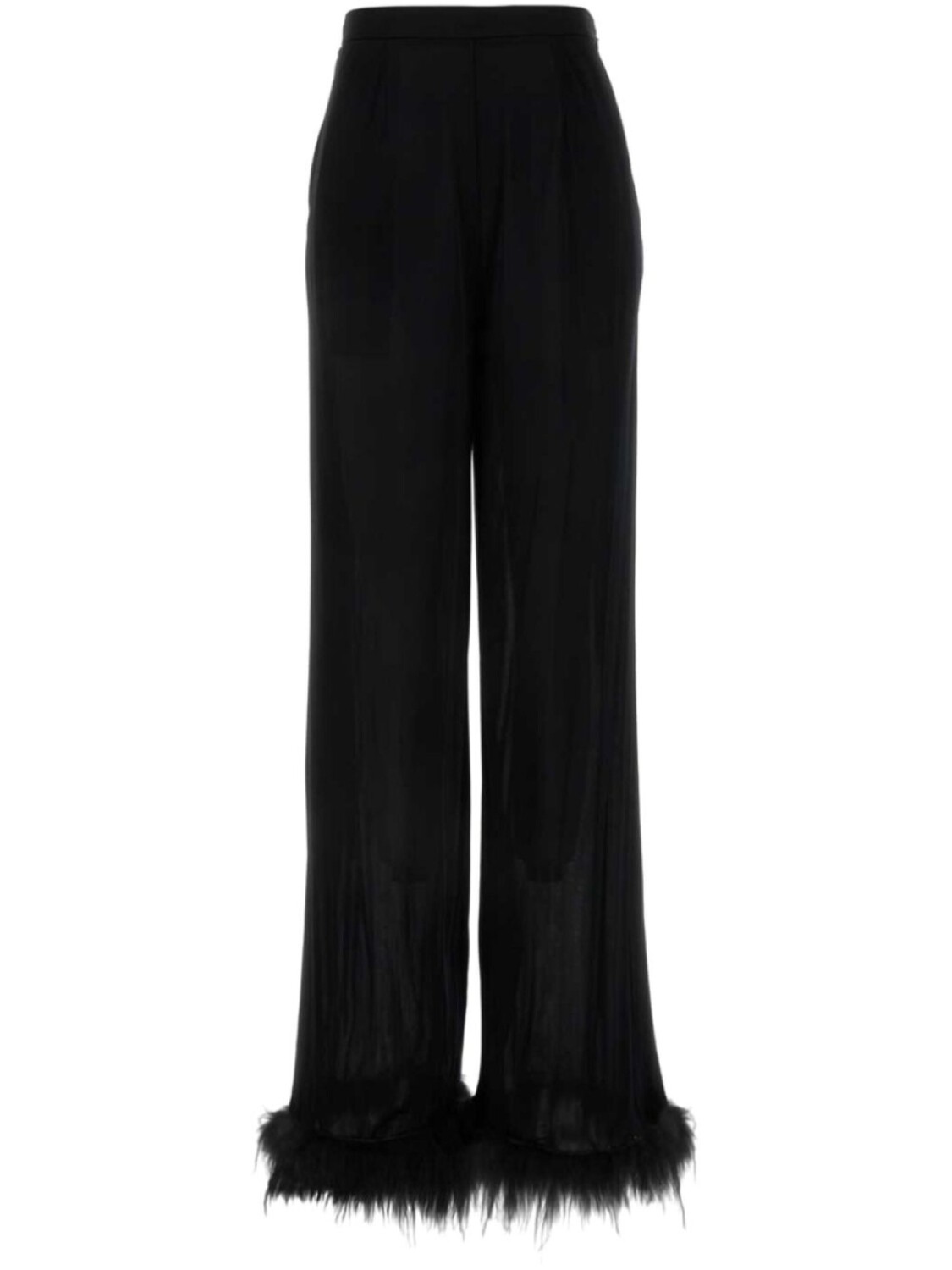 Широкие атласные брюки Prada, черный
Широкие атласные брюки Prada, черный