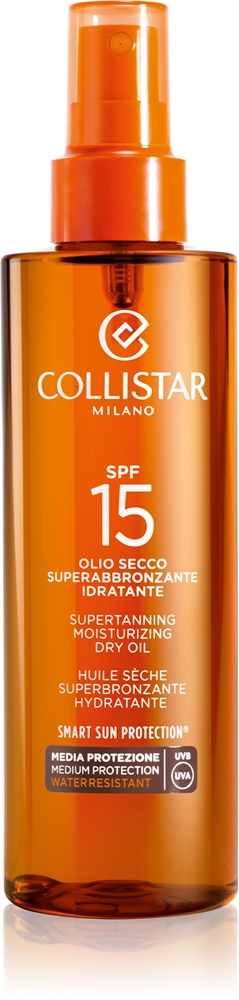 Специальное идеальное загарное суперзагарное увлажняющее сухое масло для загара SPF 15 Collistar, 200 мл
Специальное идеальное загарное суперзагарное увлажняющее сухое масло для загара SPF 15 Collistar, 200 мл