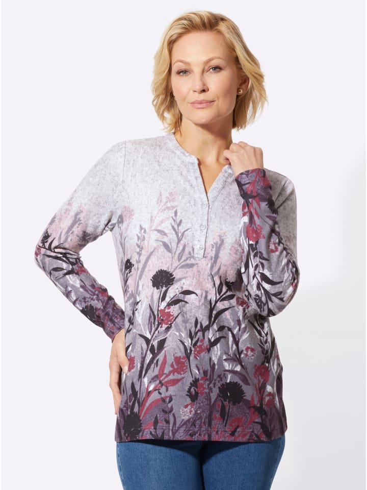 Рубашка с длинными рукавами с серо-бордовым принтом WITT WEIDEN
Рубашка с длинными рукавами с серо-бордовым принтом WITT WEIDEN