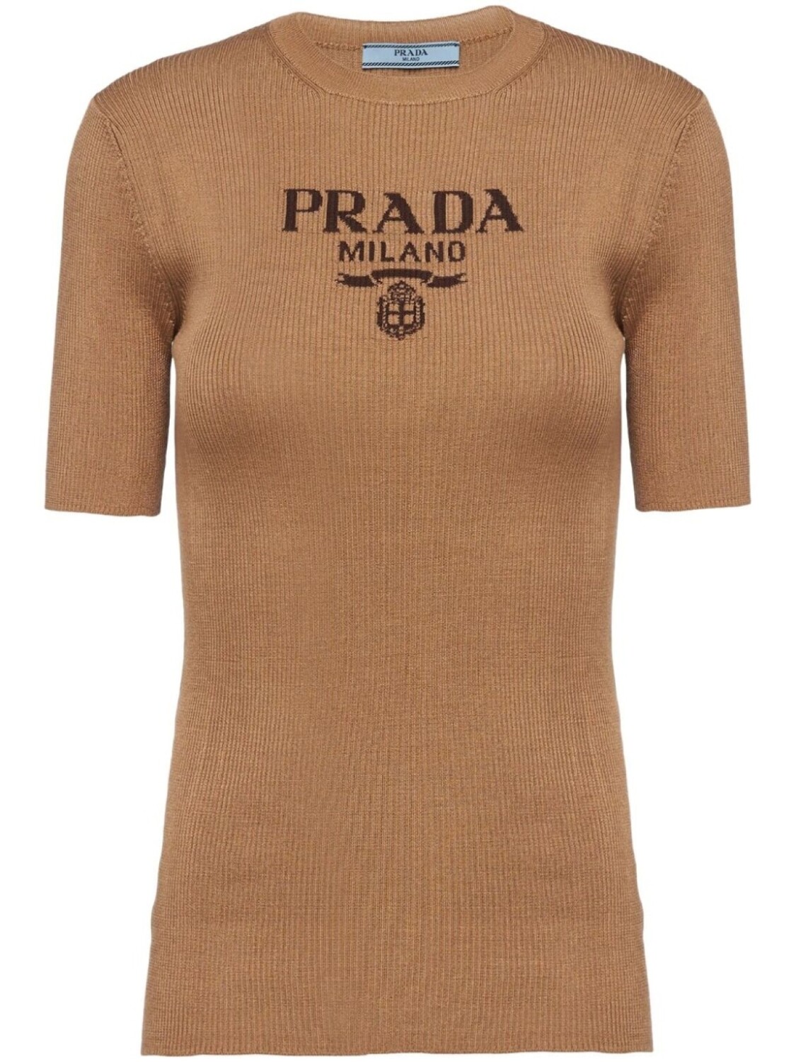Футболка с логотипом Prada, коричневый
Футболка с логотипом Prada, коричневый