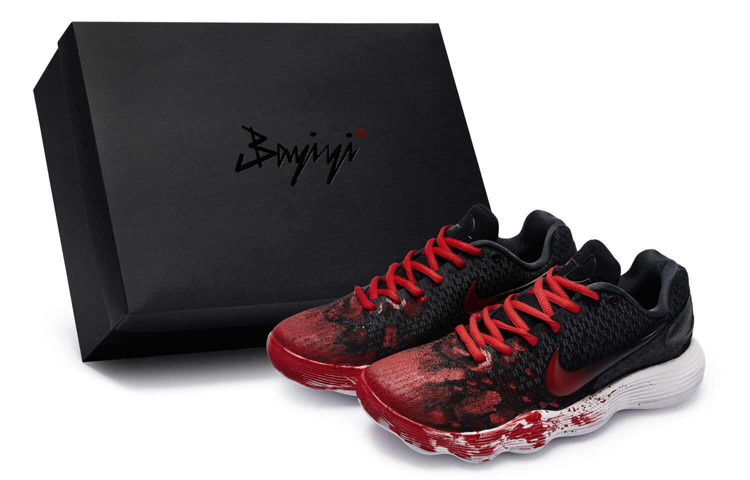 Баскетбольные кроссовки Hyperdunk 2017 мужские с низким верхом, красные/черные Nike
Баскетбольные кроссовки Hyperdunk 2017 мужские с низким верхом, красные/черные Nike