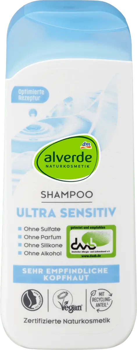 Шампунь Ультра Сенситив 200мл alverde NATURKOSMETIK 
Шампунь Ультра Сенситив 200мл alverde NATURKOSMETIK