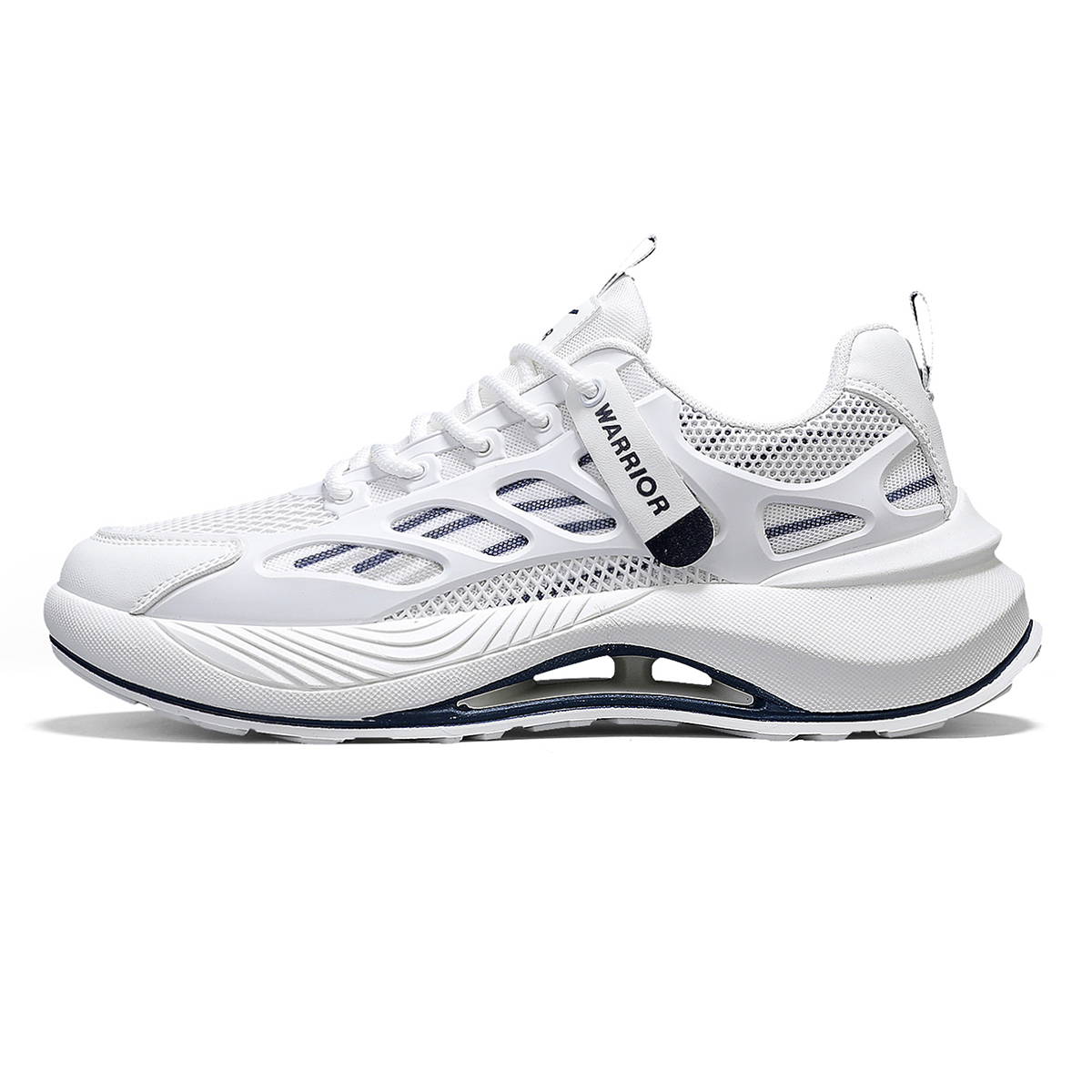 WARRIOR Высокие дышащие массивные кроссовки с амортизацией мужские белый/тёмно-синий, цвет White/Dark Blue
WARRIOR Высокие дышащие массивные кроссовки с амортизацией мужские белый/тёмно-синий, цвет White/Dark Blue