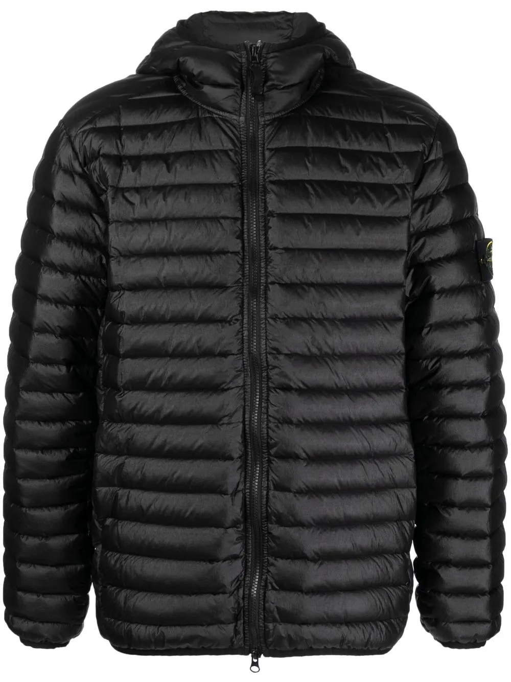 Пуховик с нашивкой-логотипом Stone Island, черный
Пуховик с нашивкой-логотипом Stone Island, черный