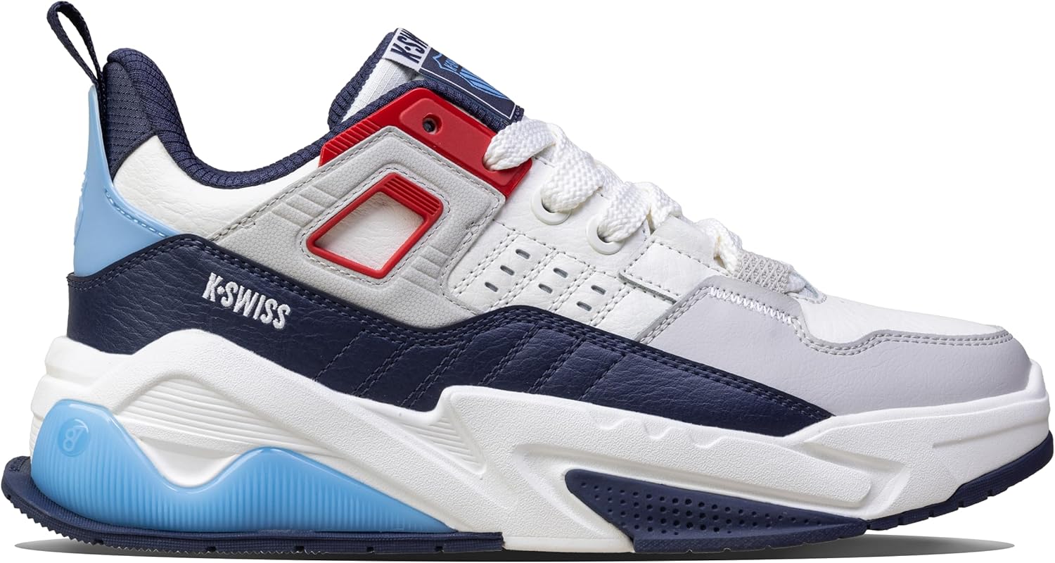 Мужские кроссовки K-Swiss Techna Trainer, белый/красный/синий/темно-синий
Мужские кроссовки K-Swiss Techna Trainer, белый/красный/синий/темно-синий