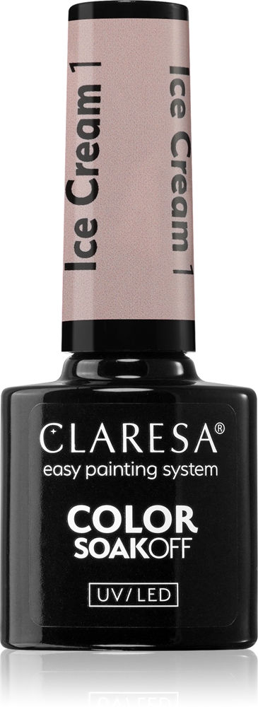 Гель-Лак для ногтей Soakoff UV/LED с эффектом мороженого Claresa, atspalvis 1 5 гр
Гель-Лак для ногтей Soakoff UV/LED с эффектом мороженого Claresa, atspalvis 1 5 гр