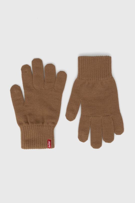 Перчатки Levi's, коричневый 
Перчатки Levi's, коричневый
