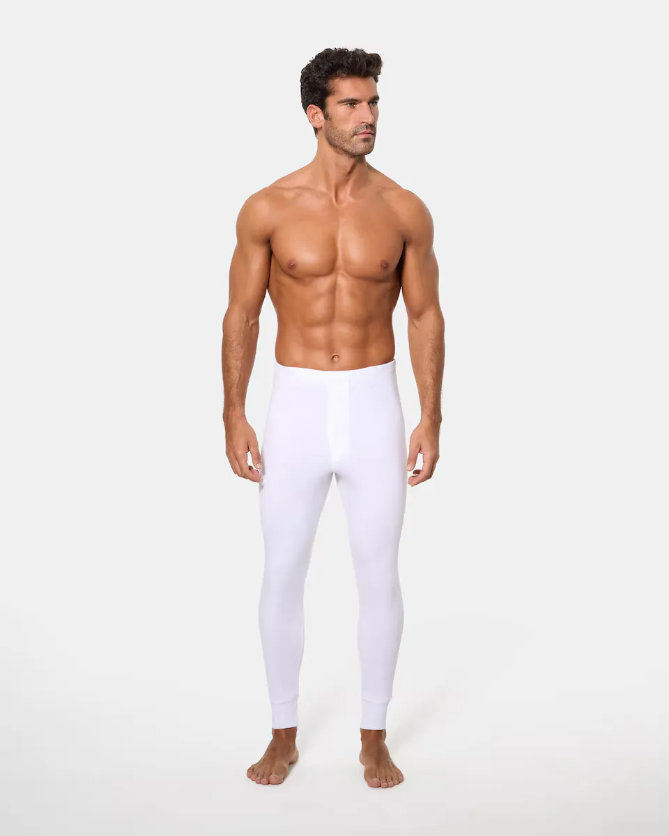 Термобелье мужские кальсоны Abanderado, белый 
Термобелье мужские кальсоны Abanderado, белый