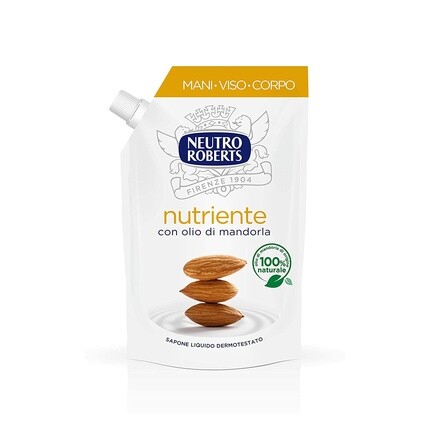 Ecopouch Питательное жидкое мыло с миндальным маслом 400мл, Neutro Roberts
Ecopouch Питательное жидкое мыло с миндальным маслом 400мл, Neutro Roberts