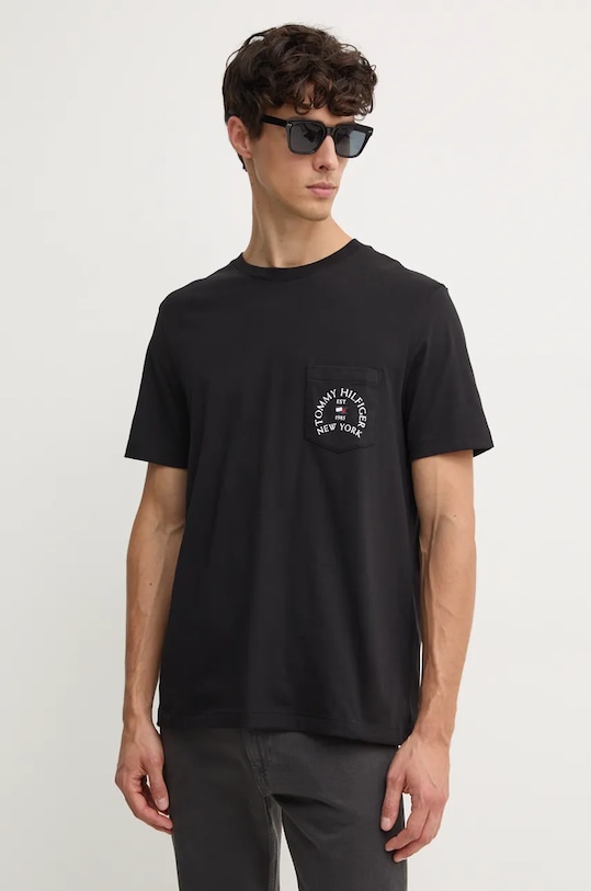 Хлопковая футболка Tommy Hilfiger, черный
Хлопковая футболка Tommy Hilfiger, черный