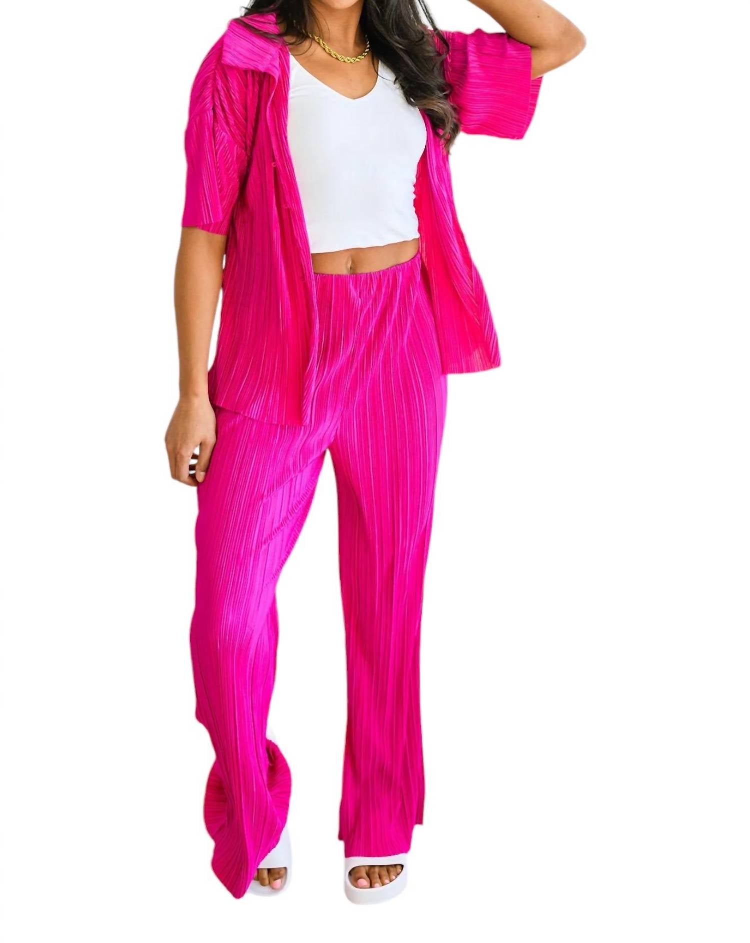 Идеальный комплект плиссе в нежно-розовом цвете VERY J
Идеальный комплект плиссе в нежно-розовом цвете VERY J