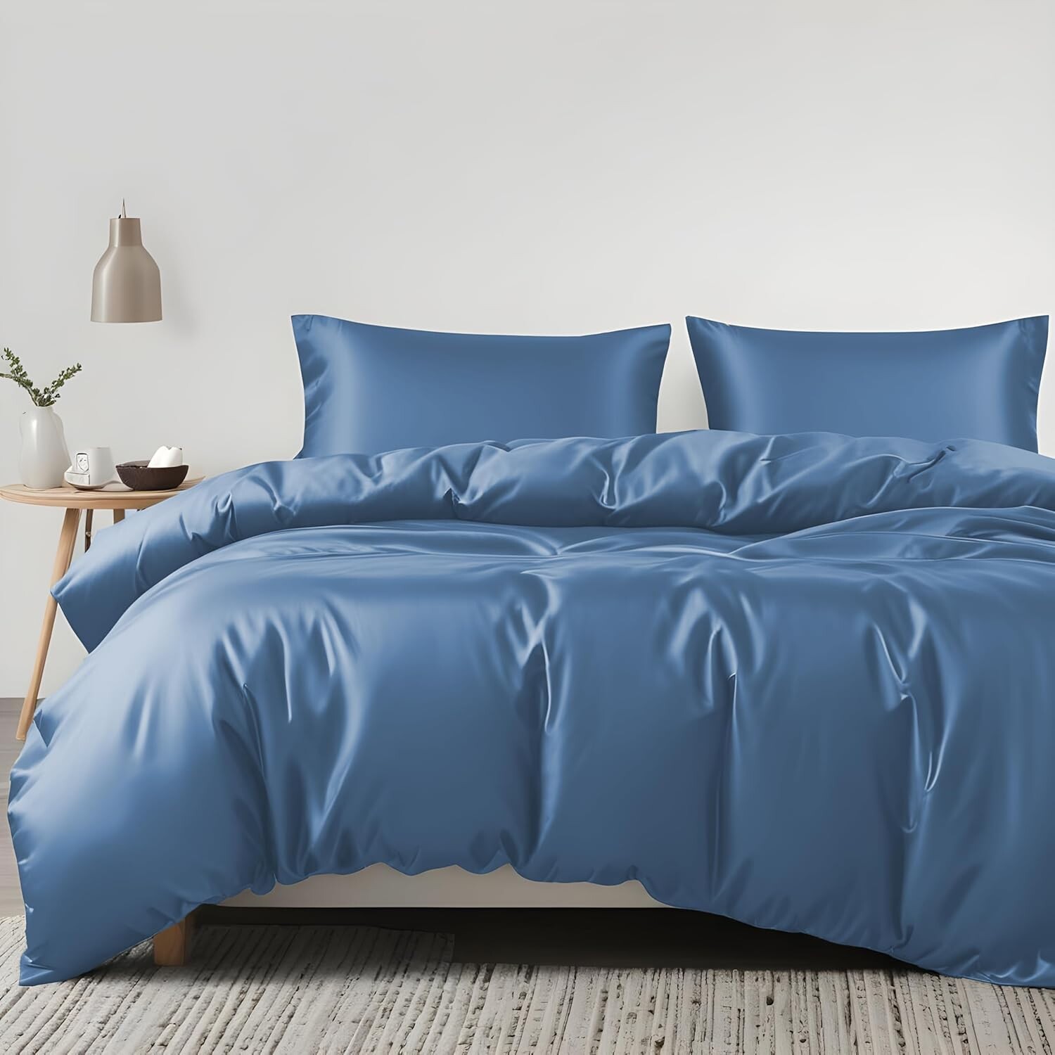 Комплект пододеяльников Linenwalas Tencel из лиоцелла, комплект из легкого шелкового одеяла с эвкалиптовым охлаждением, застежкой-молнией и угловыми завязками (Bahamas Blue, Queen), Bahamas Blue
Комплект пододеяльников Linenwalas Tencel из лиоцелла, комплект из легкого шелкового одеяла с эвкалиптовым охлаждением, застежкой-молнией и угловыми завязками (Bahamas Blue, Queen), Bahamas Blue