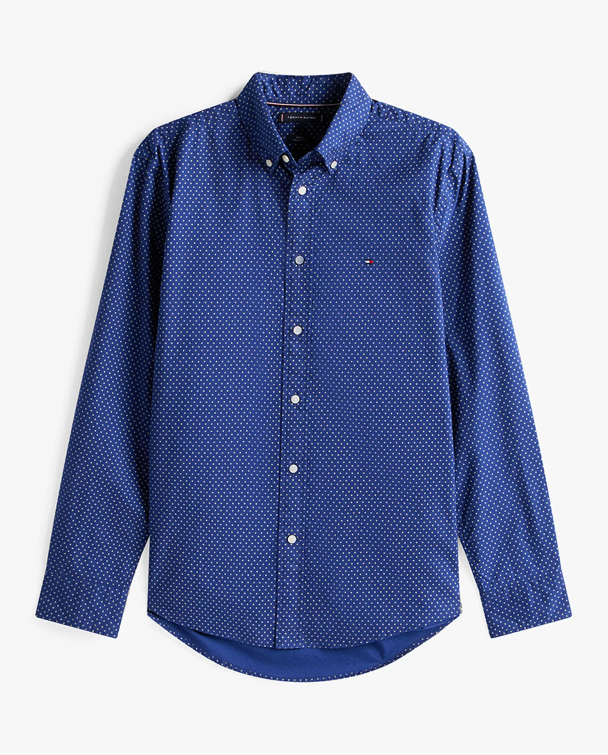 Мужская рубашка из поплина с мини-принтом Tommy Hilfiger, темно-синий
Мужская рубашка из поплина с мини-принтом Tommy Hilfiger, темно-синий