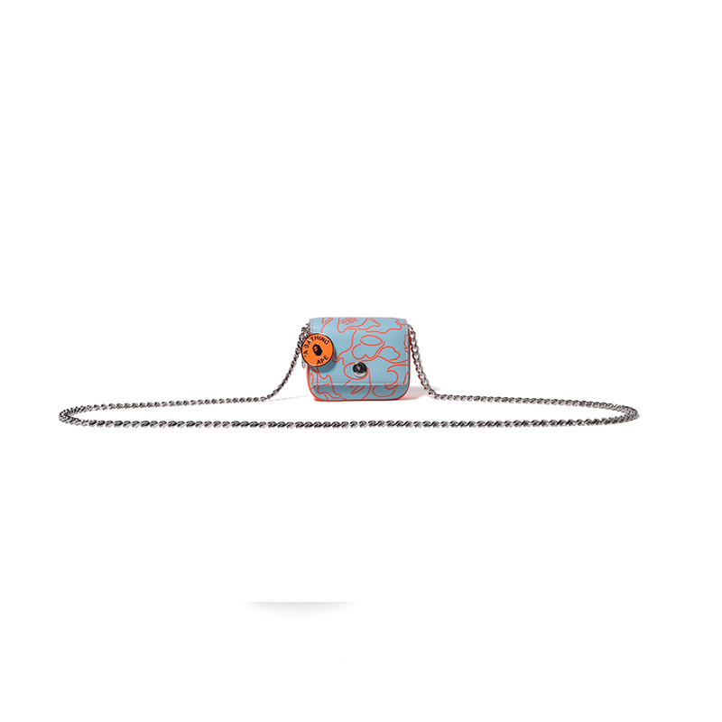 A BATHING APE Синтетическая кожаная мини-сумка через плечо женская синяя/розовая, Blue
A BATHING APE Синтетическая кожаная мини-сумка через плечо женская синяя/розовая, Blue