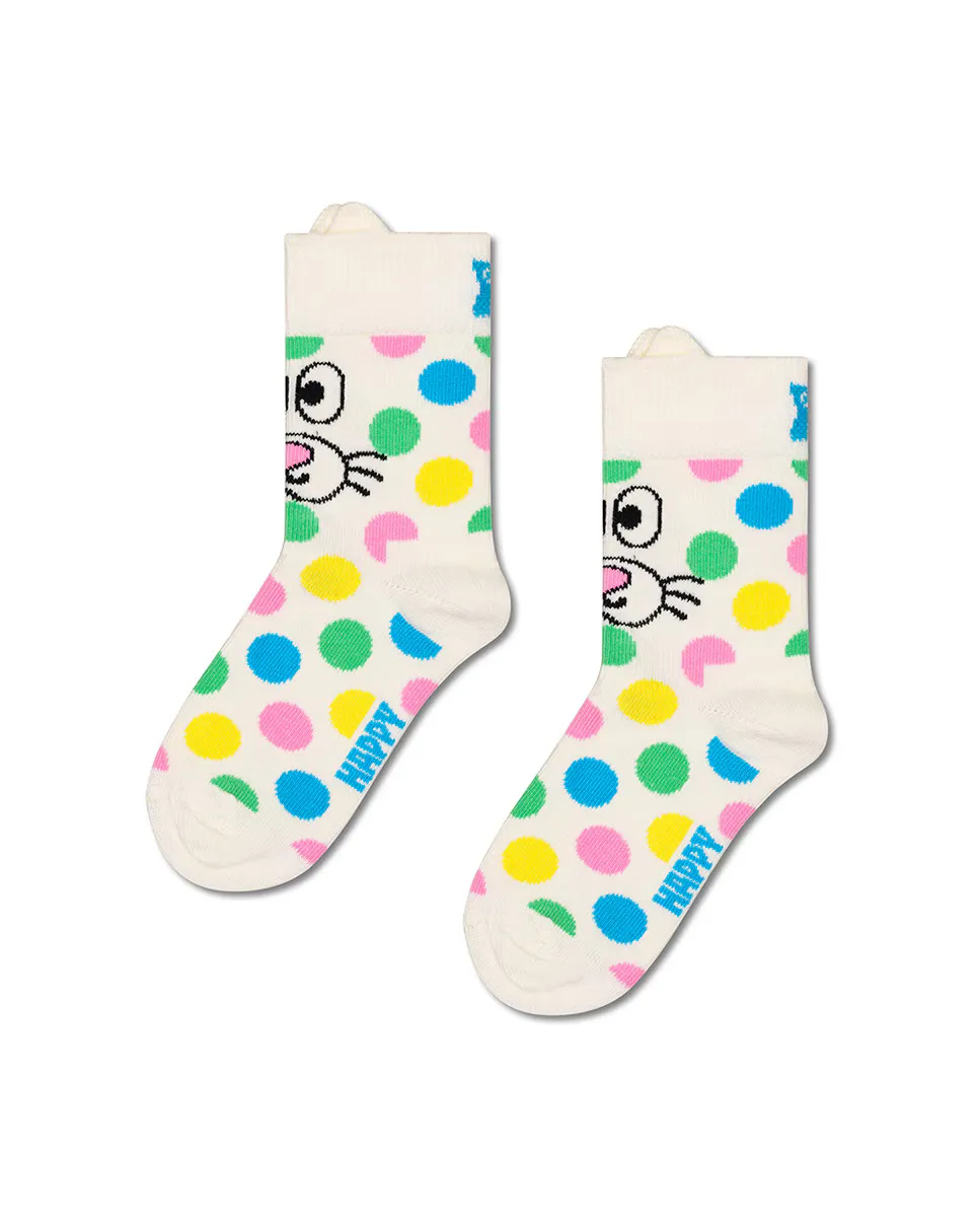Длинные носки для девочек с белым принтом и разноцветным горошком Happy Socks, белый
Длинные носки для девочек с белым принтом и разноцветным горошком Happy Socks, белый