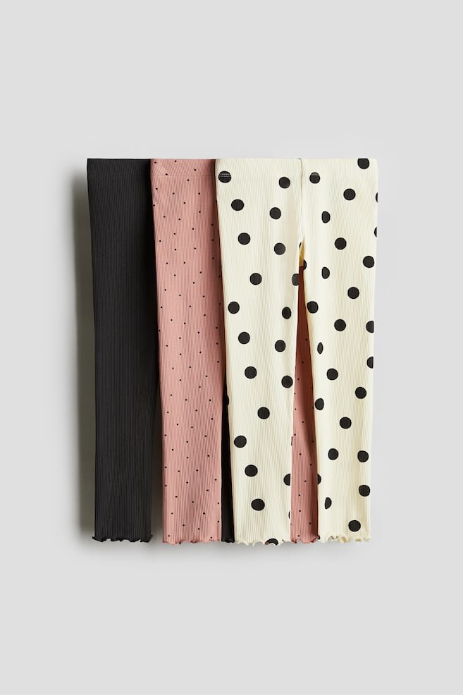 Упаковка из 3 пар хлопковых леггинсов в рубчик H&M, мультиколор
Упаковка из 3 пар хлопковых леггинсов в рубчик H&M, мультиколор