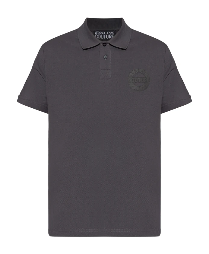 Рубашка-Поло с напечатанным логотипом Versace Jeans Couture, серый
Рубашка-Поло с напечатанным логотипом Versace Jeans Couture, серый