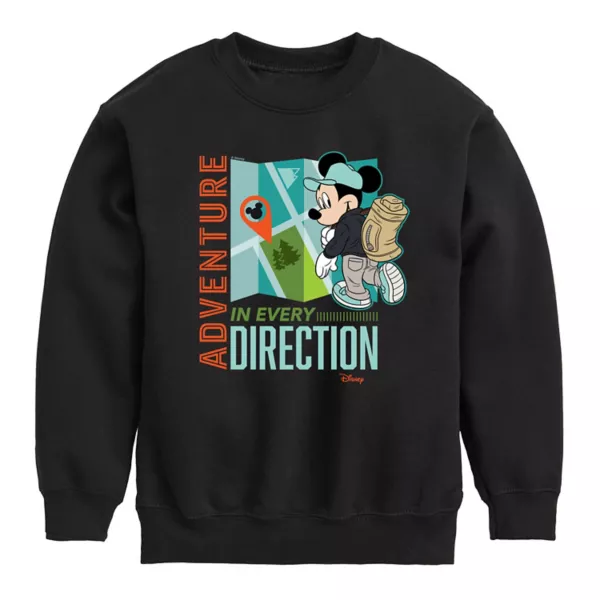 Флисовая толстовка с Микки Маусом для мальчиков 8-20 лет с приключениями во всех направлениях Disney, черный
Флисовая толстовка с Микки Маусом для мальчиков 8-20 лет с приключениями во всех направлениях Disney, черный